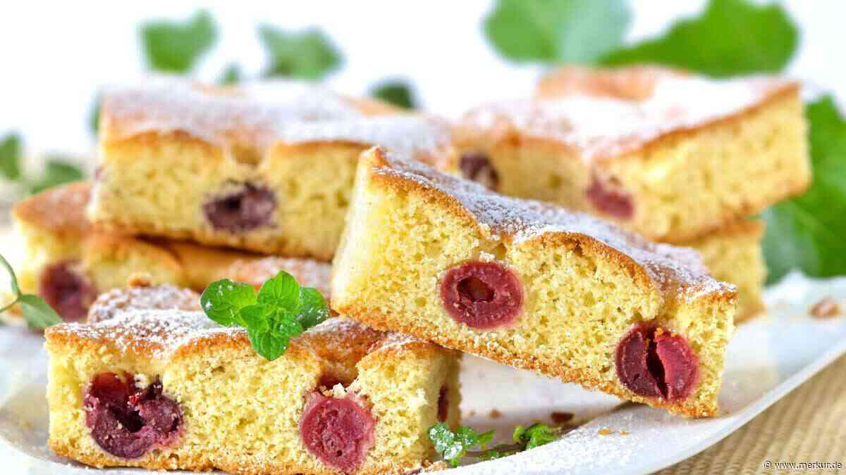 Joghurt-Kirsch-Kuchen vom Blech: der fruchtige Klassiker aus der Sommerküche