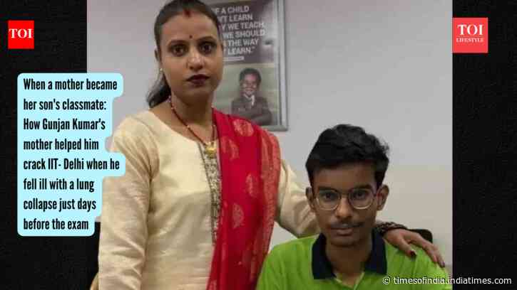 IIT Advanced: How Gunjan Kumar's mother helped him crack IIT- Delhi when he was bed ridden with a lung disease just days before the exam