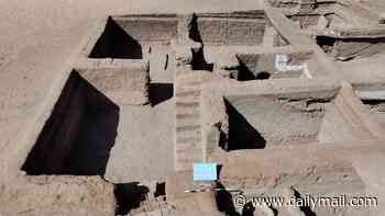 Hidden for 1,600 years: Incredible lost city discovered beneath Egypt's desert with ancient church, coins and homes still intact