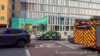 Fire breaks out at Bristol city centre hospital - live updates