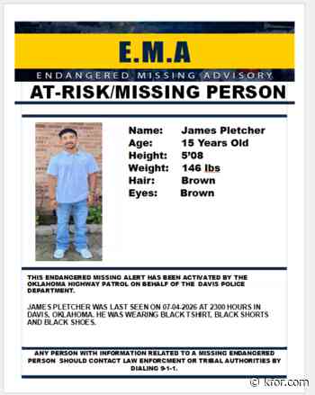 Amber Alert issued for missing teen