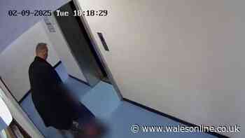 Man shoves and kicks woman into lift moments after raping her