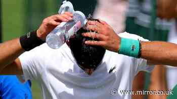 Wimbledon heatwave rule and what needs to happen for matches to be suspended