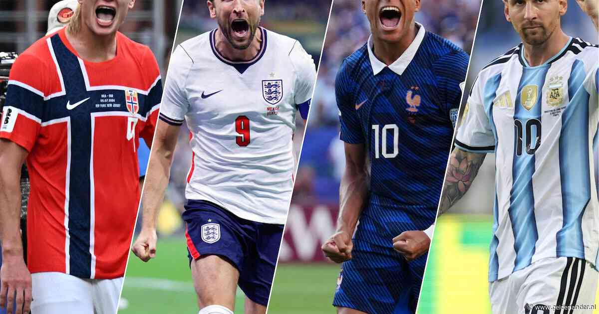 Erling Haaland,  Harry Kane, Kylian Mbappé of Lionel Messi? Wie wordt topscorer van het WK?