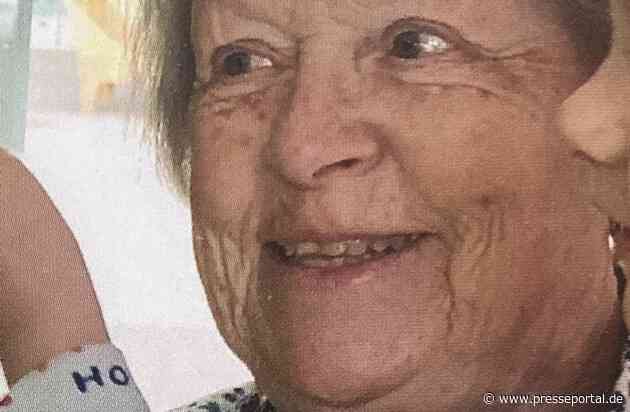 POL-HG: 89-Jährige aus Pflegeheim vermisst