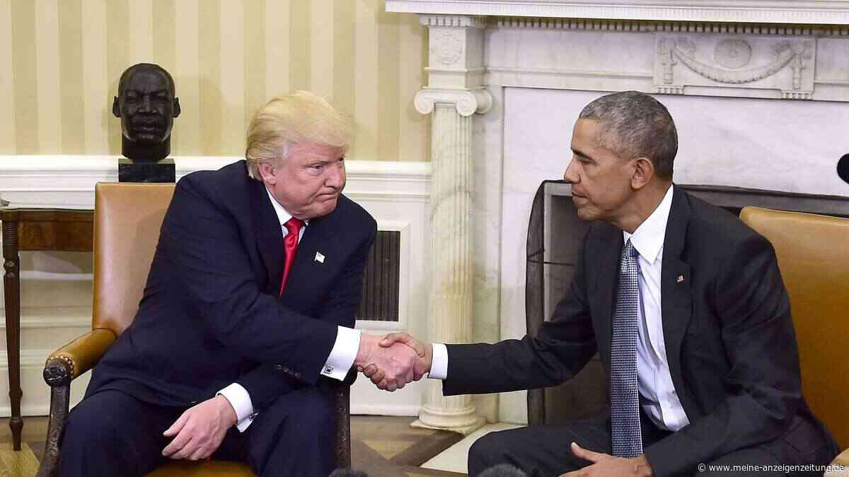Trump liest Kindern vor – und poltert gegen Obama