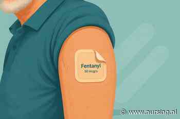 Mag ik een loslatende fentanylpleister afdekken met folie?
