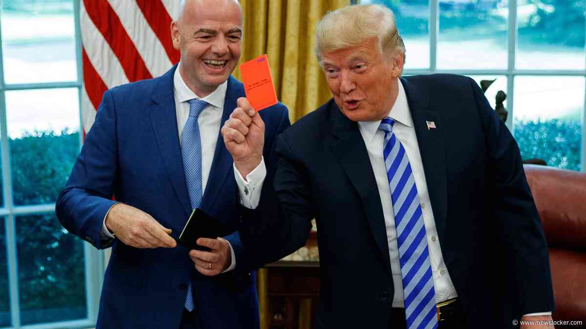 Donald Trump geeft toe: ’Heb met Gianni Infantino gesproken over rode kaart van Amerikaan Folarin Balogun’