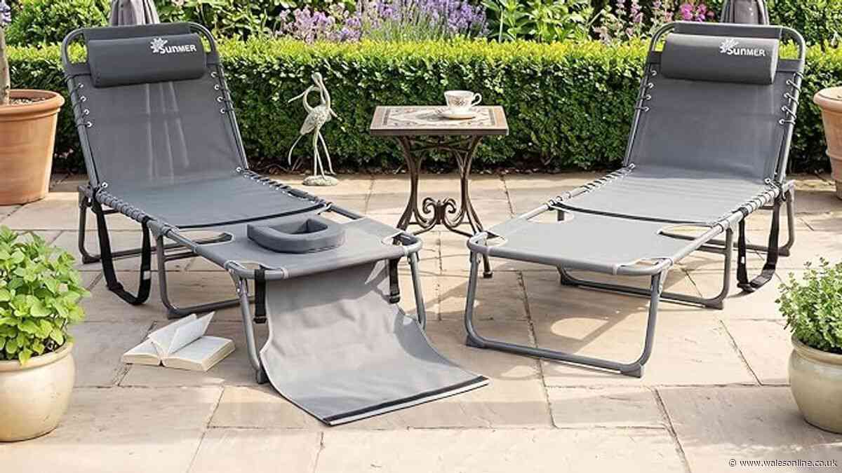 'Fabulous' sun loungers specially designed for tanning now less than £30 each