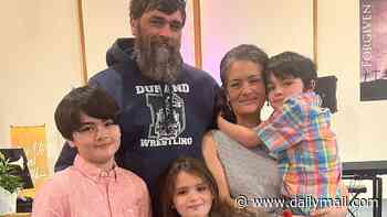 Dad, 42, decided to swim across campground lake with his son... but tragedy struck halfway across that will now scar his family forever