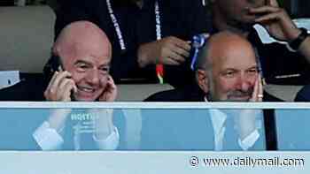 Trump ally mocks angry World Cup fans over Folarin Balogun U-turn after he held secret talks with FIFA and sat with Gianni Infantino at last USA game