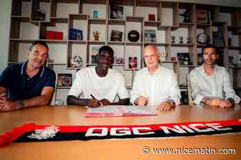 Le prometteur milieu de terrain Junior Mandza a signé son premier contrat professionnel avec l’OGC Nice