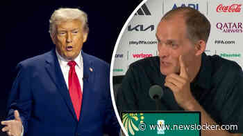 Bondscoach grapt in interview dat Donald Trump rode kaart kan kwijtschelden