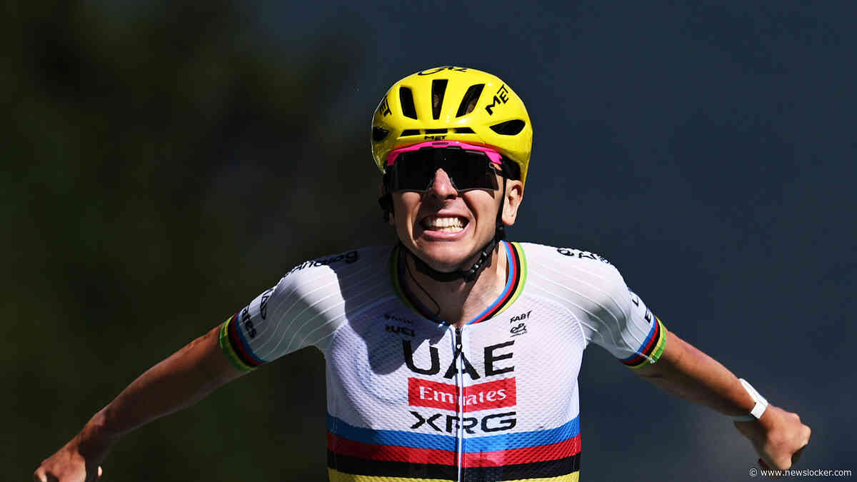 Tadej Pogacar grijpt na machtige sprint dubbelslag op slotklim in Tour de France: ritzege en gele trui