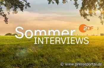 Start von sieben "Berlin direkt"-Sommerinterviews im ZDF / Zum Auftakt Bundespräsident und Bundeskanzler im Gespräch