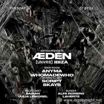 [UNVRS] Ibiza presents Anyma, Whomadewho & many more!