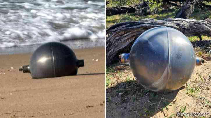 Unidentified metal spheres found on Australian beach are 'debris from a foreign rocket body', space agency says
