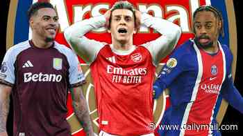 Arsenal transfer briefing: Latest on Bradley Barcola and Morgan Rogers deals including the fees PSG and Villa want, the West Ham man and World Cup gems on radar, truth about Odegaard agent's talks and the players heading for the exit door