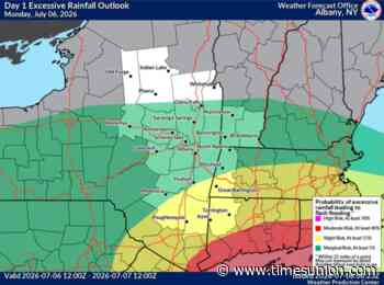 Lower Hudson Valley faces greatest flash flood threat as heavy rain moves in
