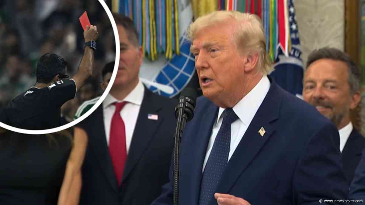 Donald Trump noemt scheidsrechter die rode kaart gaf aan Balogun ‘zeer verdacht’