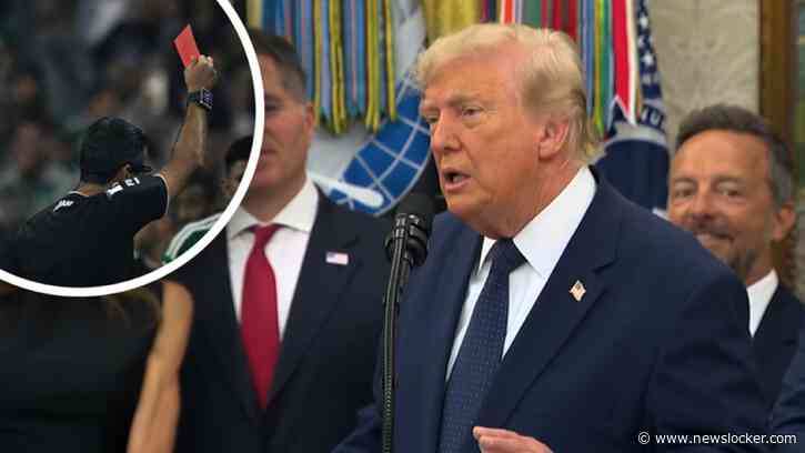 Donald Trump noemt scheidsrechter die rode kaart gaf aan Balogun ‘zeer verdacht’