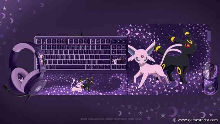 Razer has evolved its Pokemon PC accessory lineup with these new celestial Espeon & Umbreon goodies
