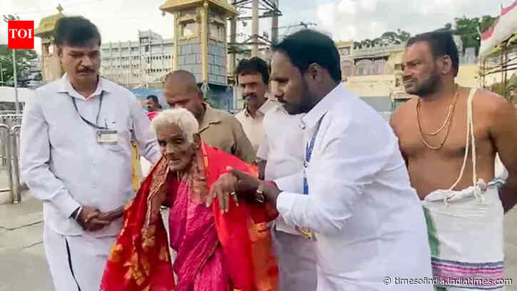 116-year-old grandma climbed Tirumala on foot; reminds millions that dream and devotion never grow old
