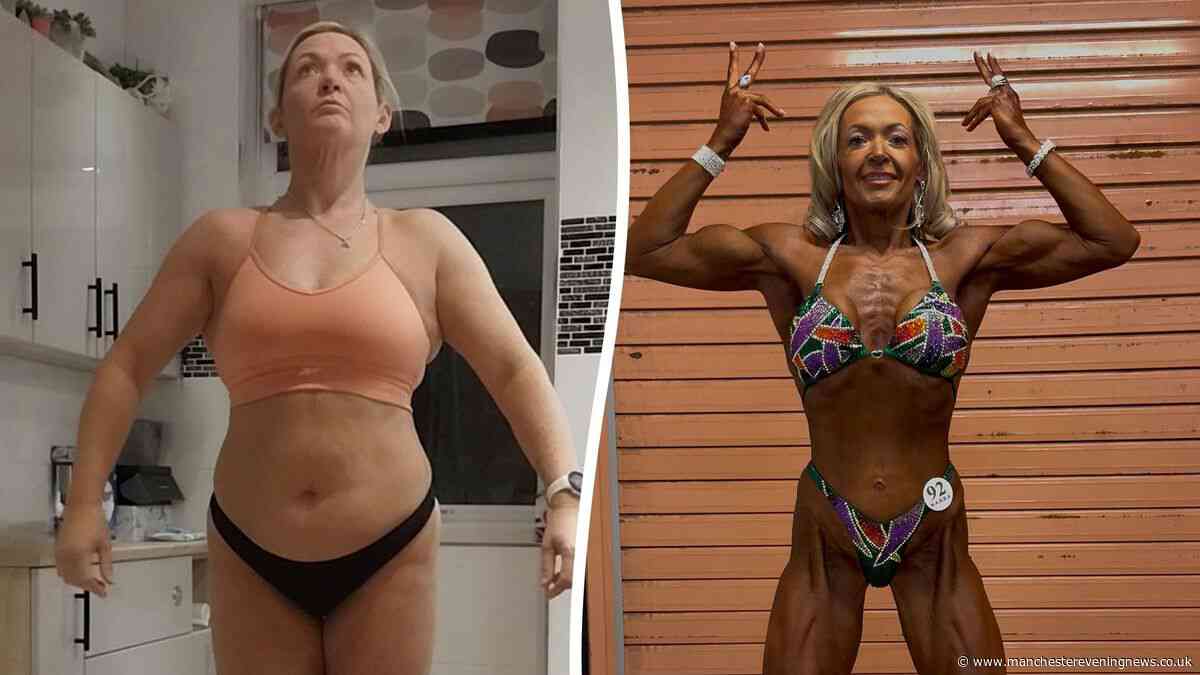 Bodybuilder mum from Bolton looks unrecognisable after doing the same thing at 4am every day