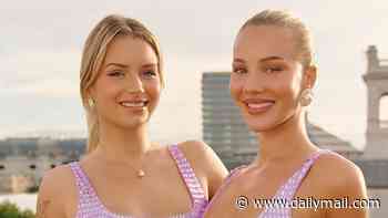 Lottie Moss twins with Love Island's Grace Jackson in matching lilac gowns as they attend the Karen Millen summer party