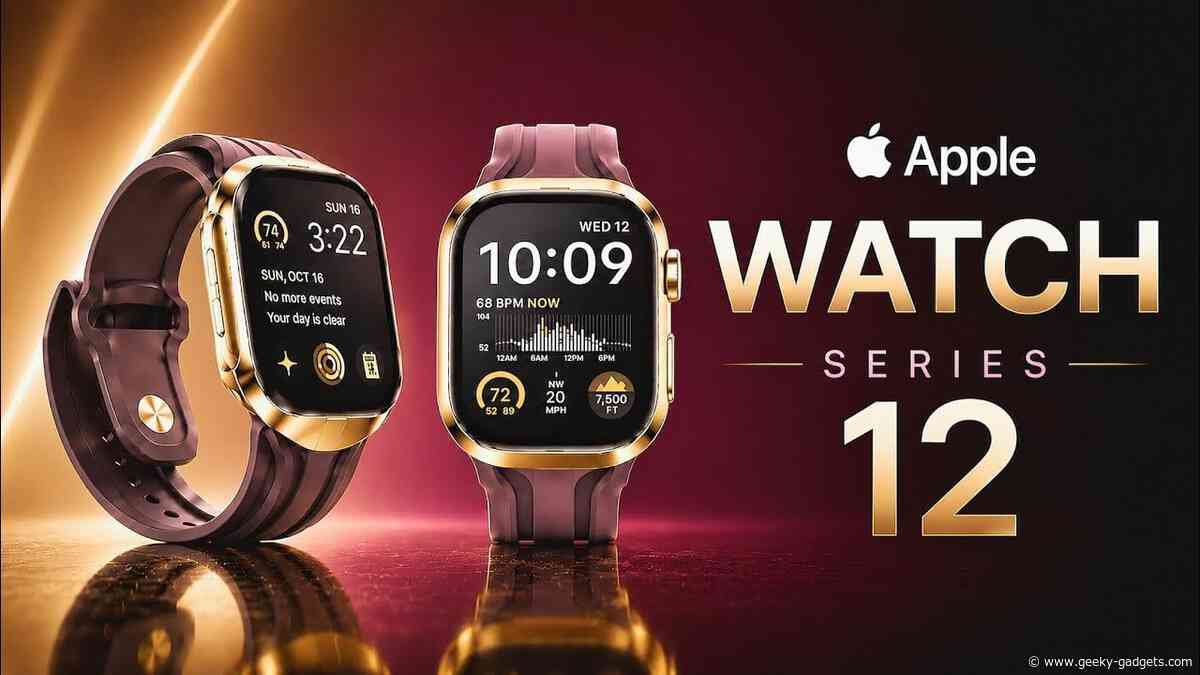 Apple Watch Series 12 Leaks Reveal Blood Pressure Sensor