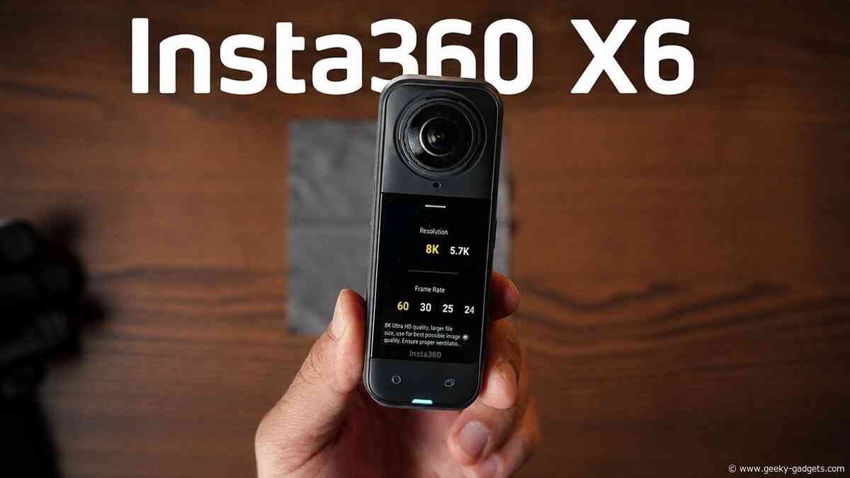Insta360 X6 FCC Filing Confirms 8K 60Fps 360° Video