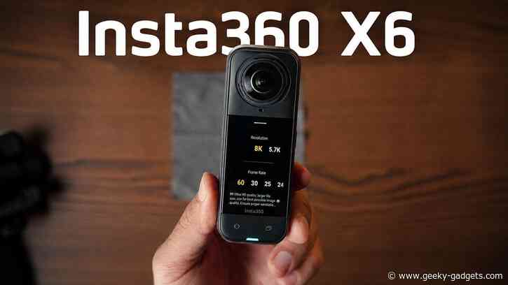 Insta360 X6 FCC Filing Confirms 8K 60Fps 360° Video