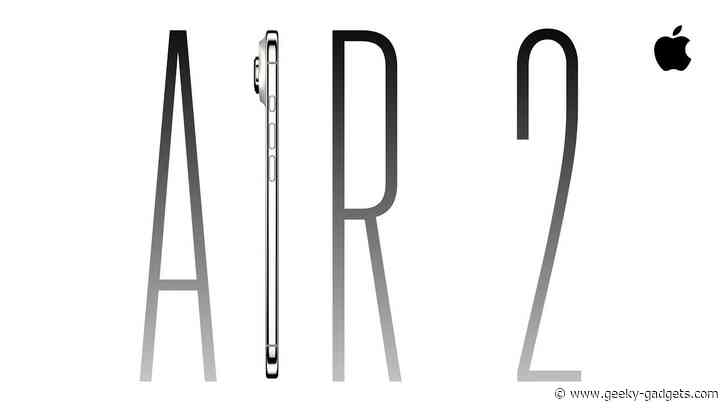 Apple’s iPhone Air 2 Design Just Leaked : Look at the Rear Cameras