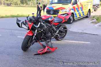 Motorrijder gewond bij botsing met auto