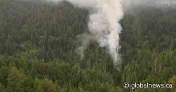 Explosive growth of Brunswick Creek fire triggers air quality warning