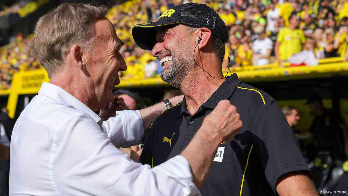 Und Völler bleibt?: Watzke dämpft schnelle Erwartungen bei Klopp als Bundestrainer