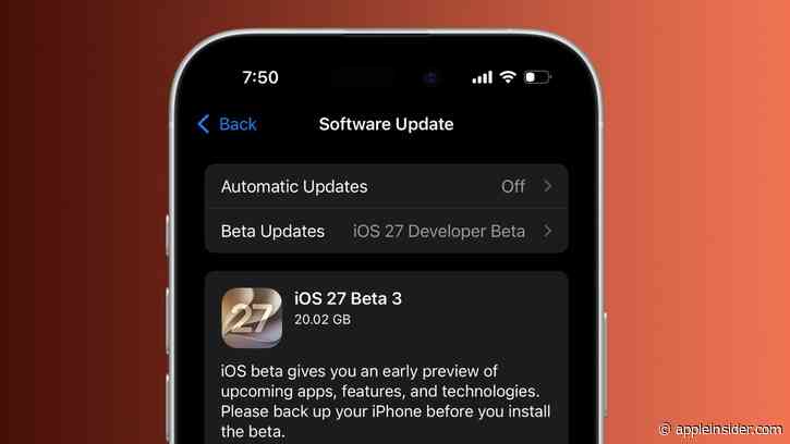 New in iOS 27 beta 3: Siri AI voice customization options