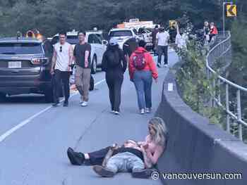 'Thousands stuck': Eight-hour shut down on Sea to Sky Highway overnight