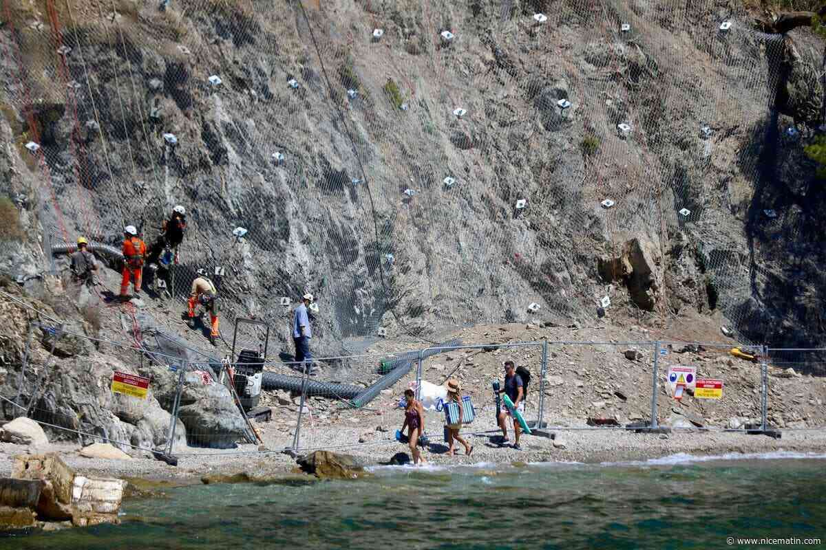 « Elle nous a vraiment manqué » : la plage de l’anse Méjean, à Toulon, rouverte après moins de trois mois de travaux pour conforter la falaise