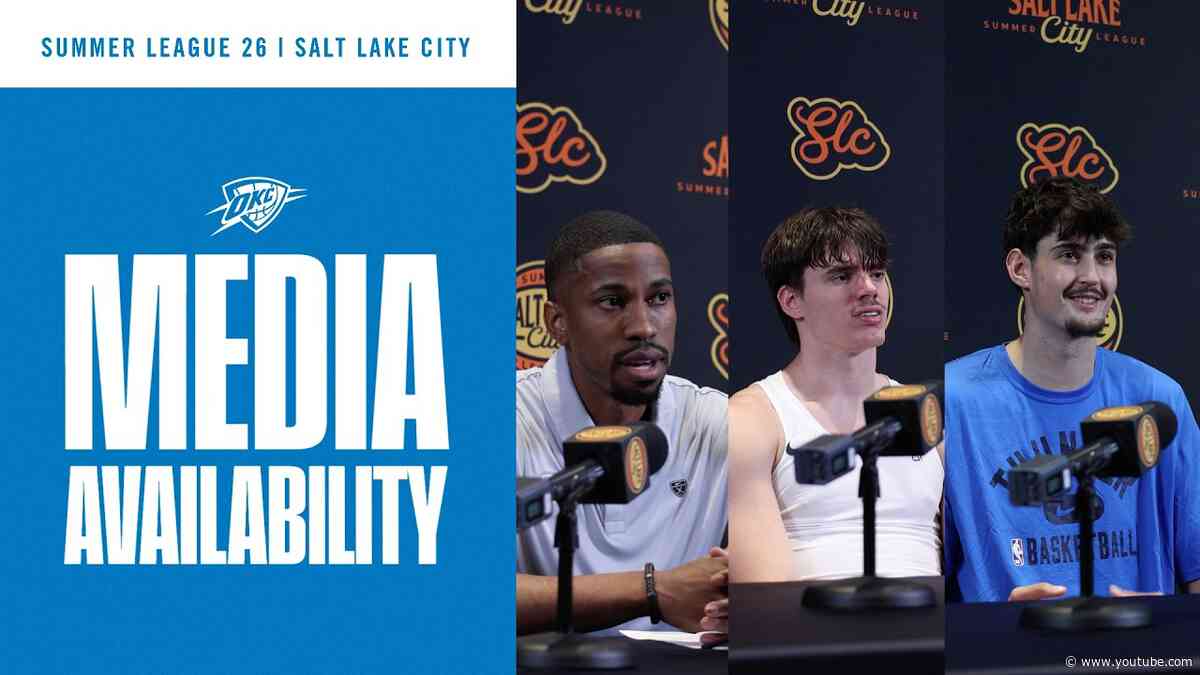 Brooks Barnhizer and Aday Mara After Game 1 | SLC Summer League | Postgame Media | July 4th, 2026