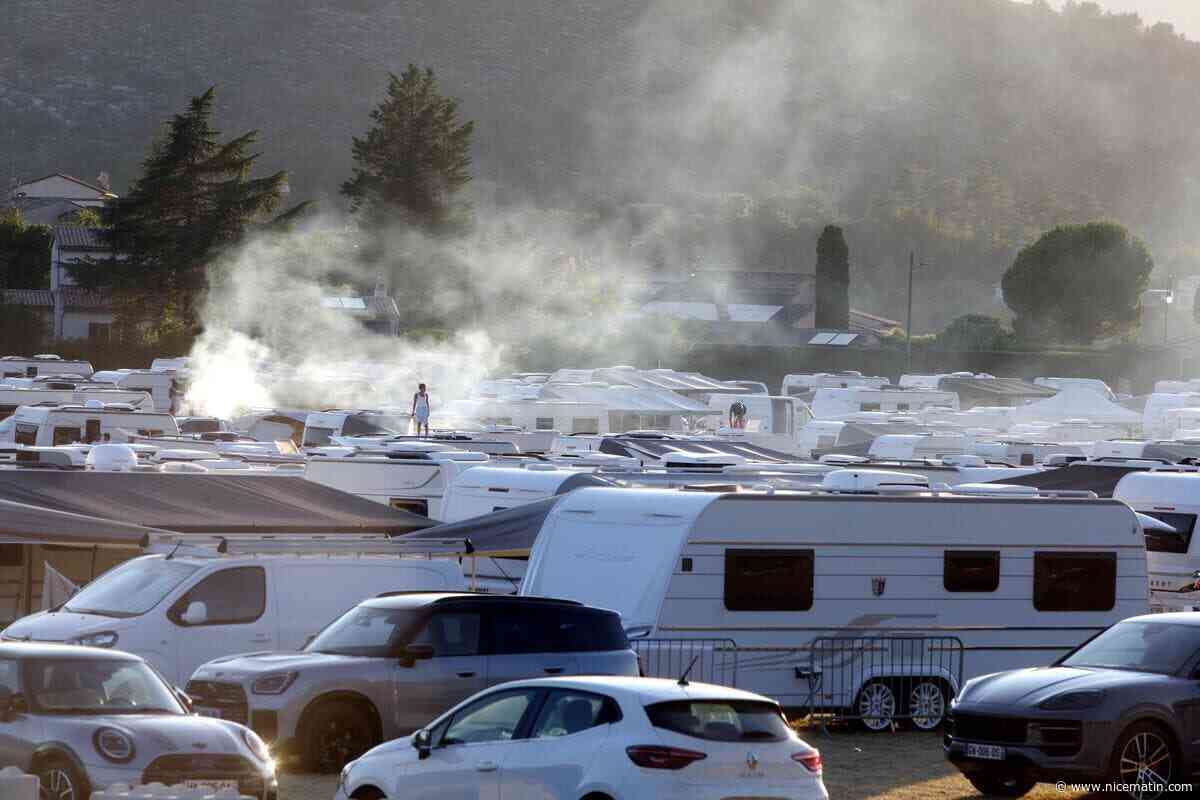 Près d’un millier de gens du voyage s’installe dans cette commune près de Nice