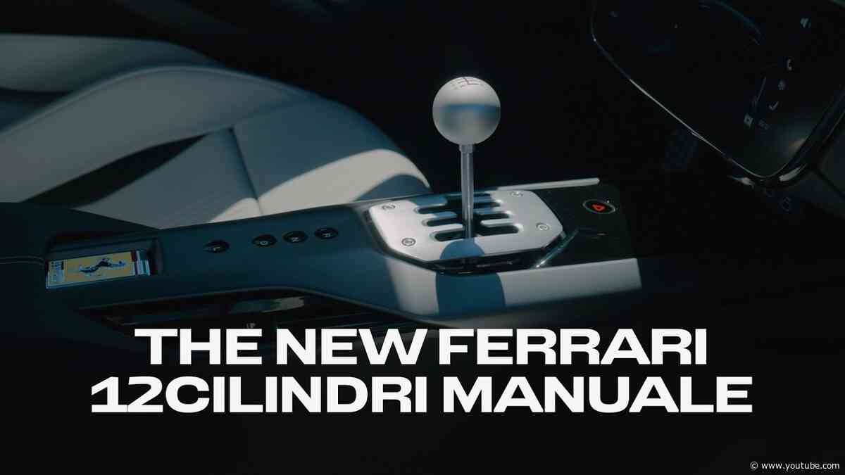 Introducing the Ferrari 12Cilindri Manuale