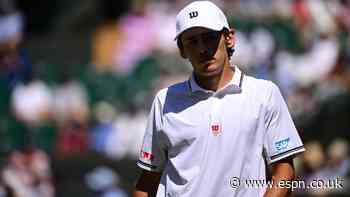 De Minaur on Wimbledon exit: 'It breaks me inside'...