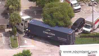 Search underway for suspect accused of stealing tractor-trailer in Plantation, cops say