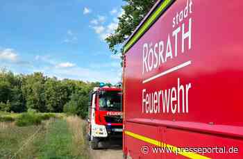 FW Rösrath: Waldbrand in der Wahner Heide - rund 200 Einsatzkräfte vor Ort