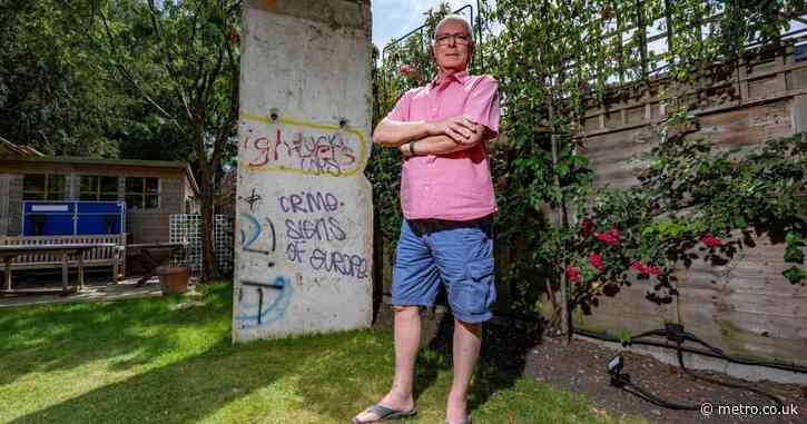 Man told to ‘tear down’ the Berlin wall he installed in London garden