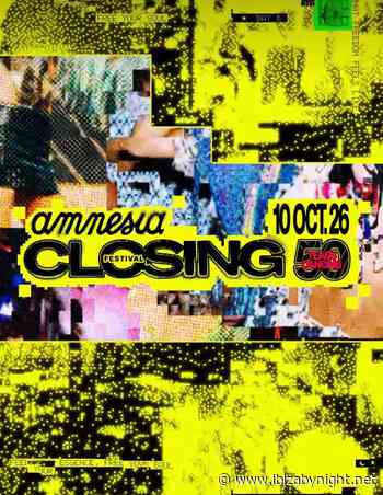 Amnesia Ibiza announces the closing party date for summer 2026!