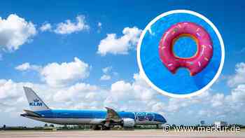 Mitarbeiter an riesigem Flughafen planschen im Pool auf dem Rollfeld – Airport reagiert