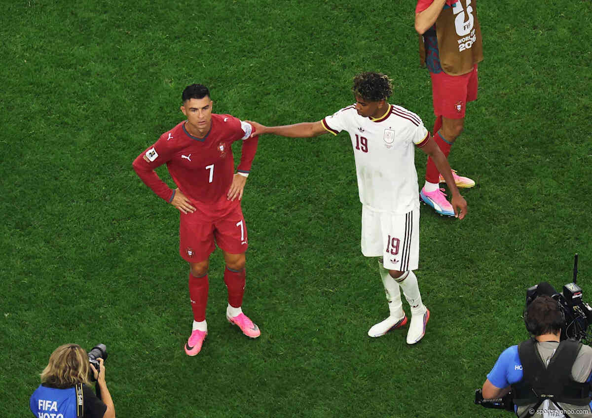 📸 Cristiano Ronaldo in tears following final World Cup match 😪