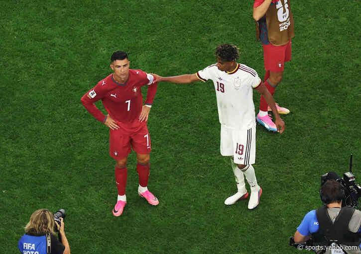 📸 Cristiano Ronaldo in tears following final World Cup match 😪